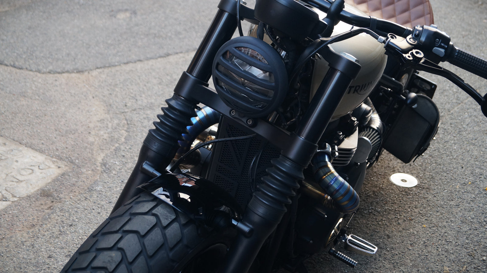 Triumph Bobber 1200 Wide Triple Clamps