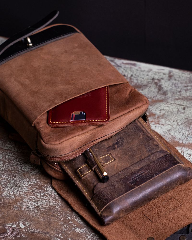 THIGH BAG | TOBACCO BROWN