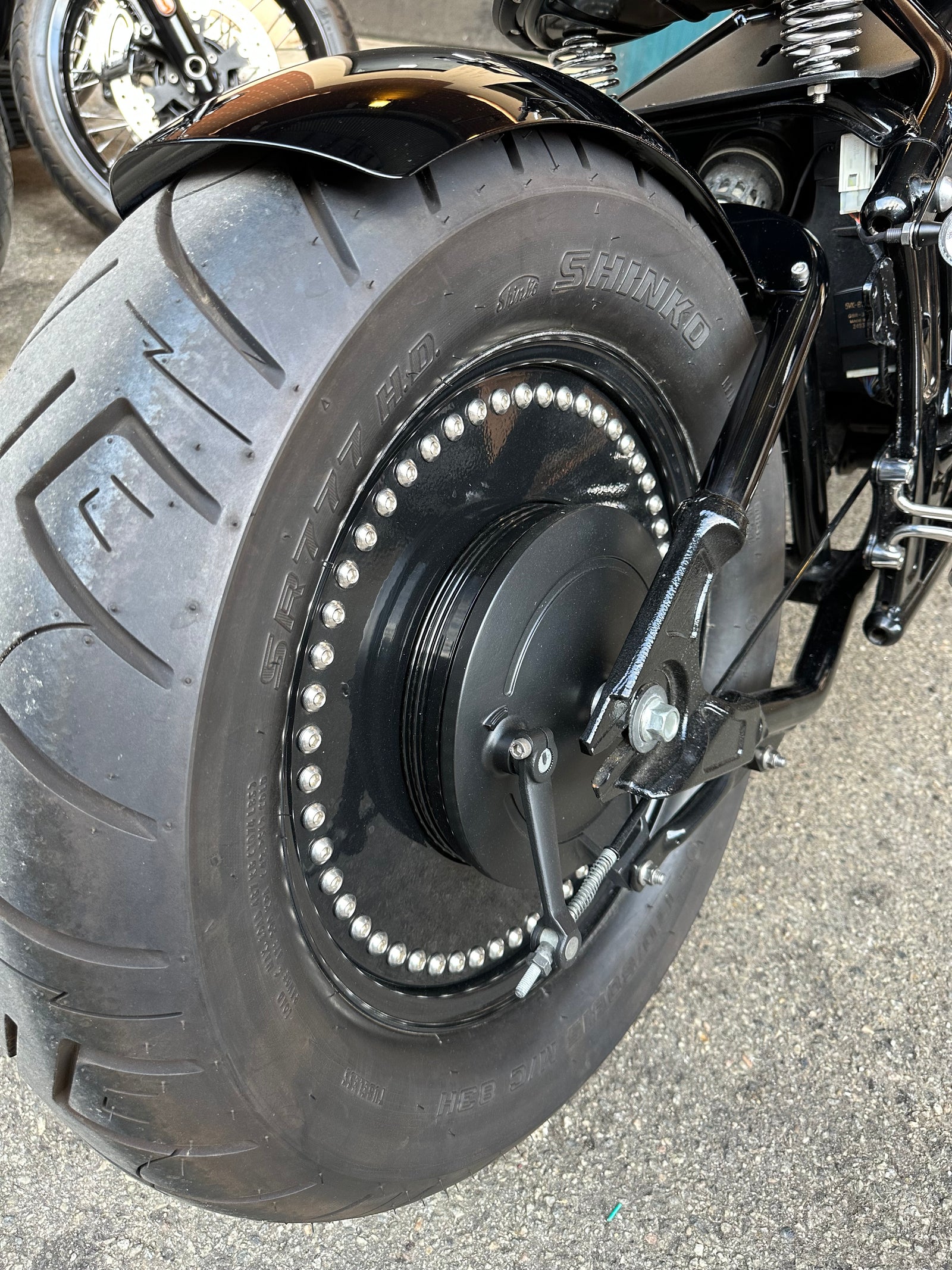 Yamaha XVS XVS650 rear wheel cover