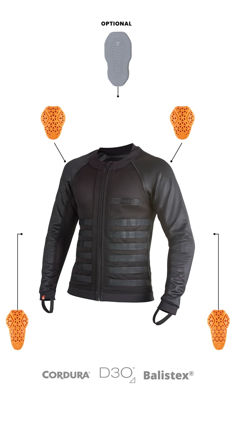 Commando UH - Men's AAA Armoured Motorcycle Jacket