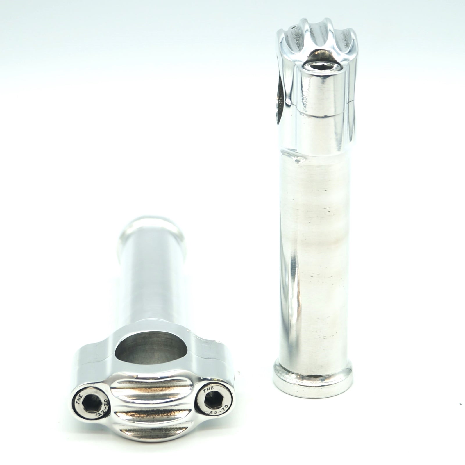 3.5" Anodized / Polished risers for 1" bars