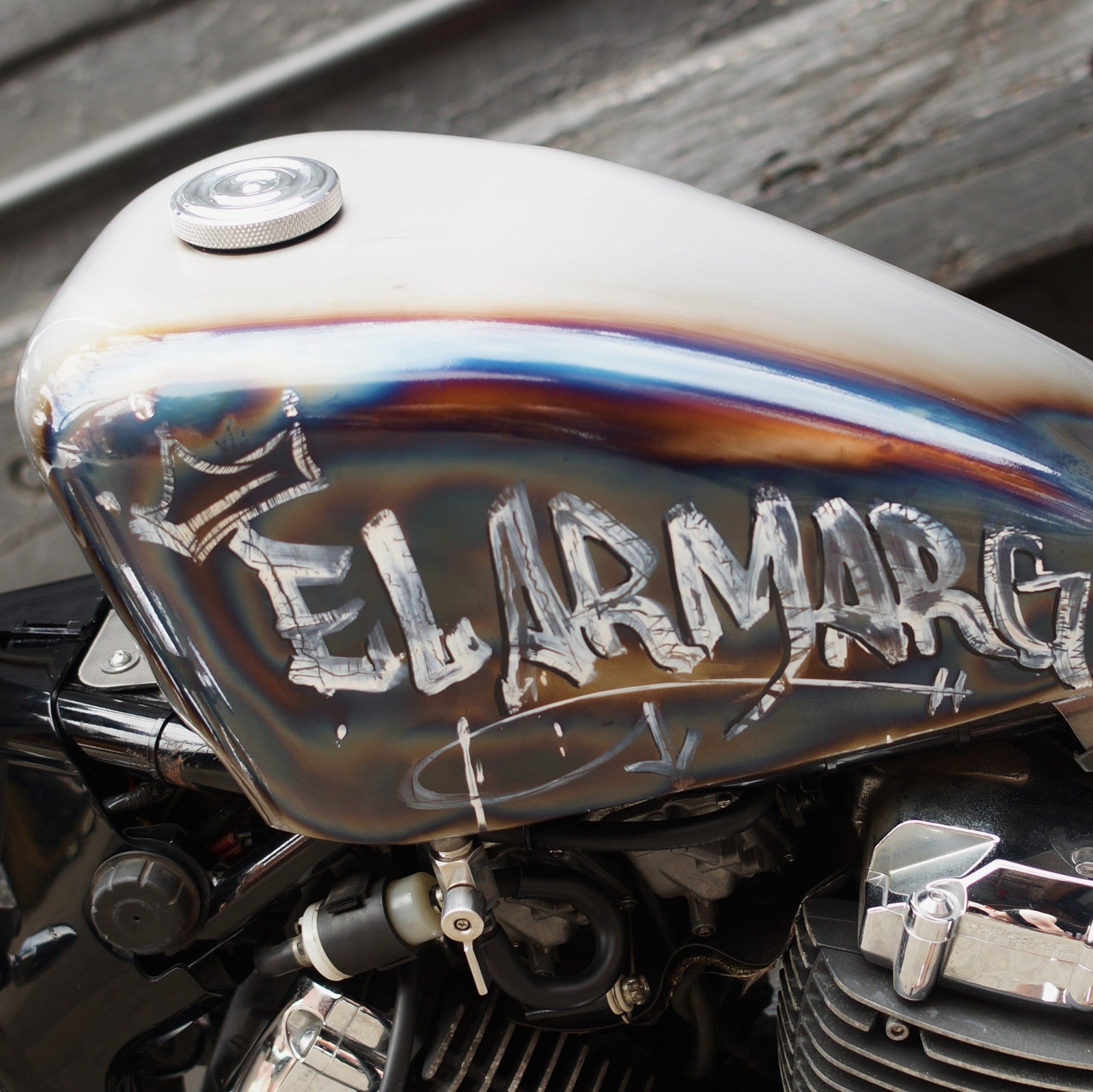 XVS650 V-Star Peanut XL Sportster Style tank