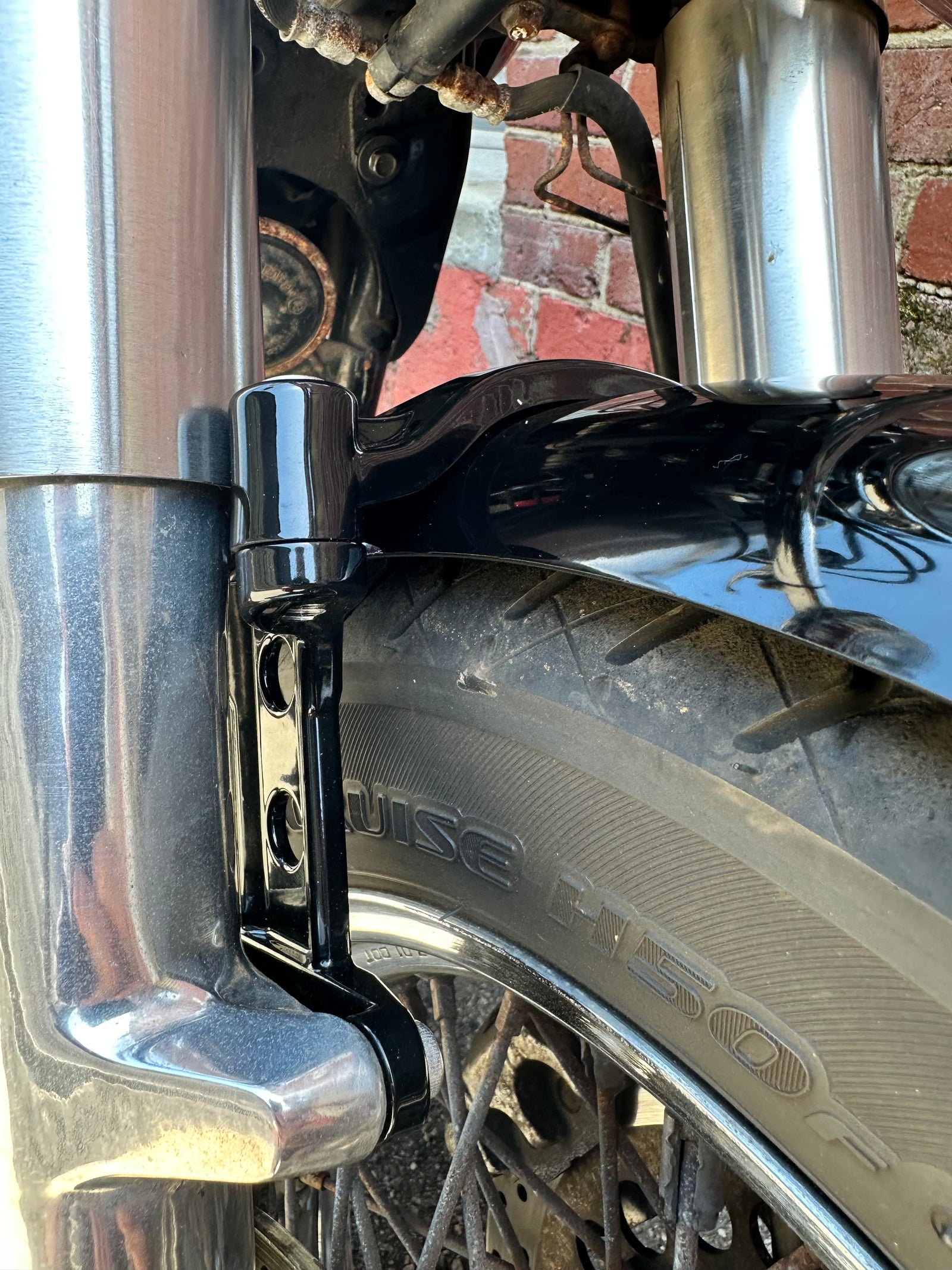 Yamaha XVS650 V-Star Classic Sportster style front fender