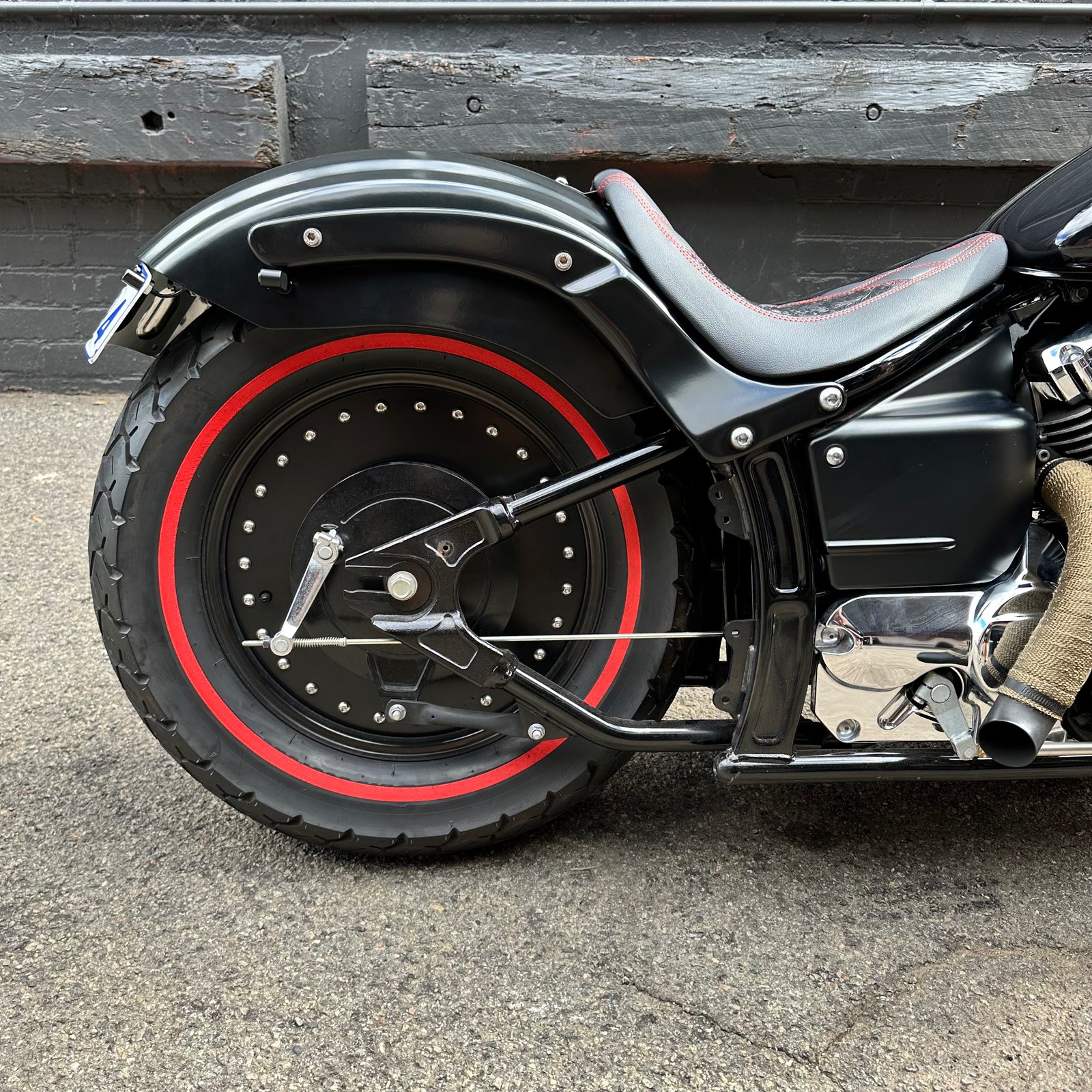 Yamaha XVS XVS650 rear wheel cover