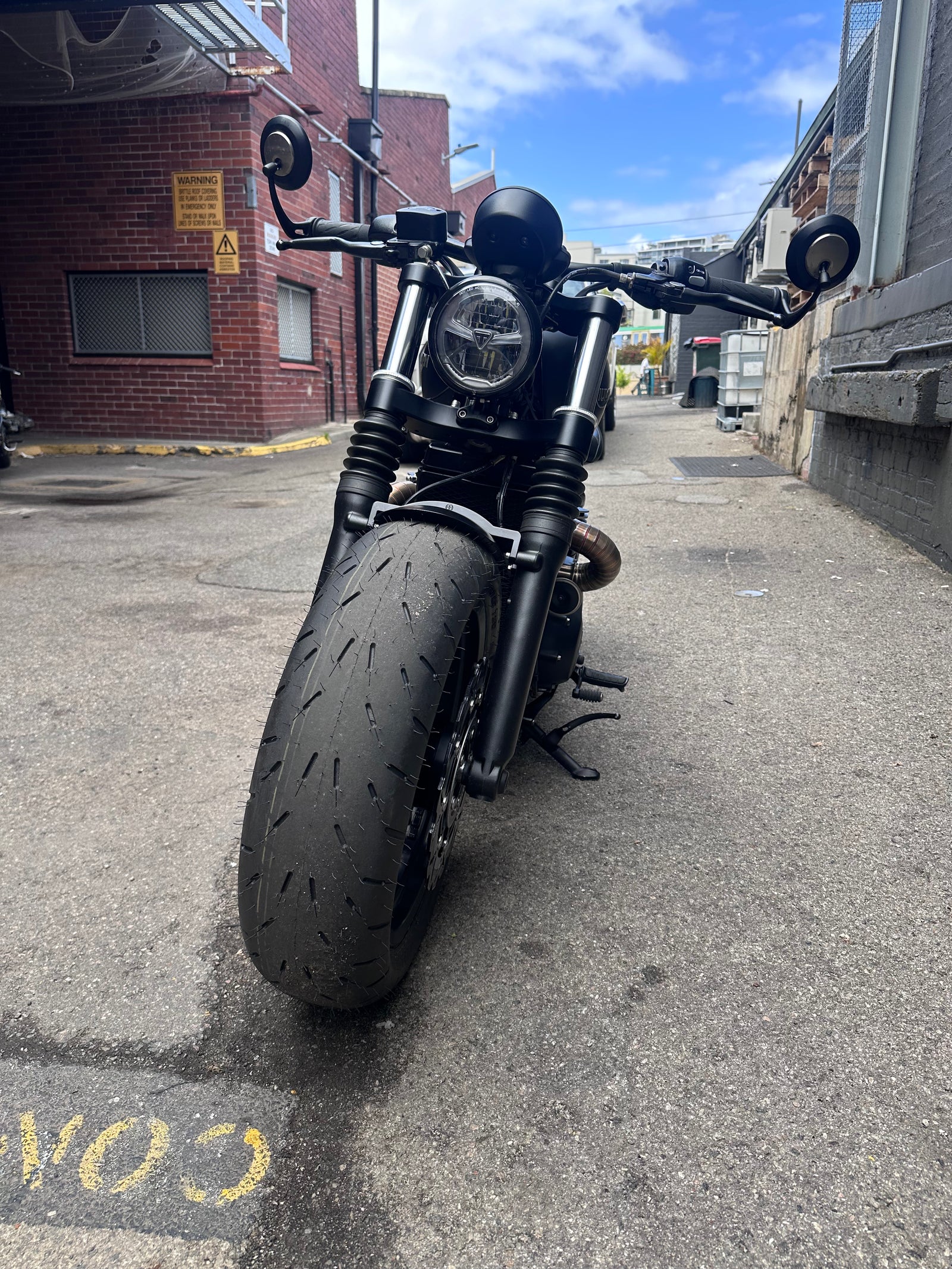 2018 Triumph Bobber Black Billion Wide Wheel