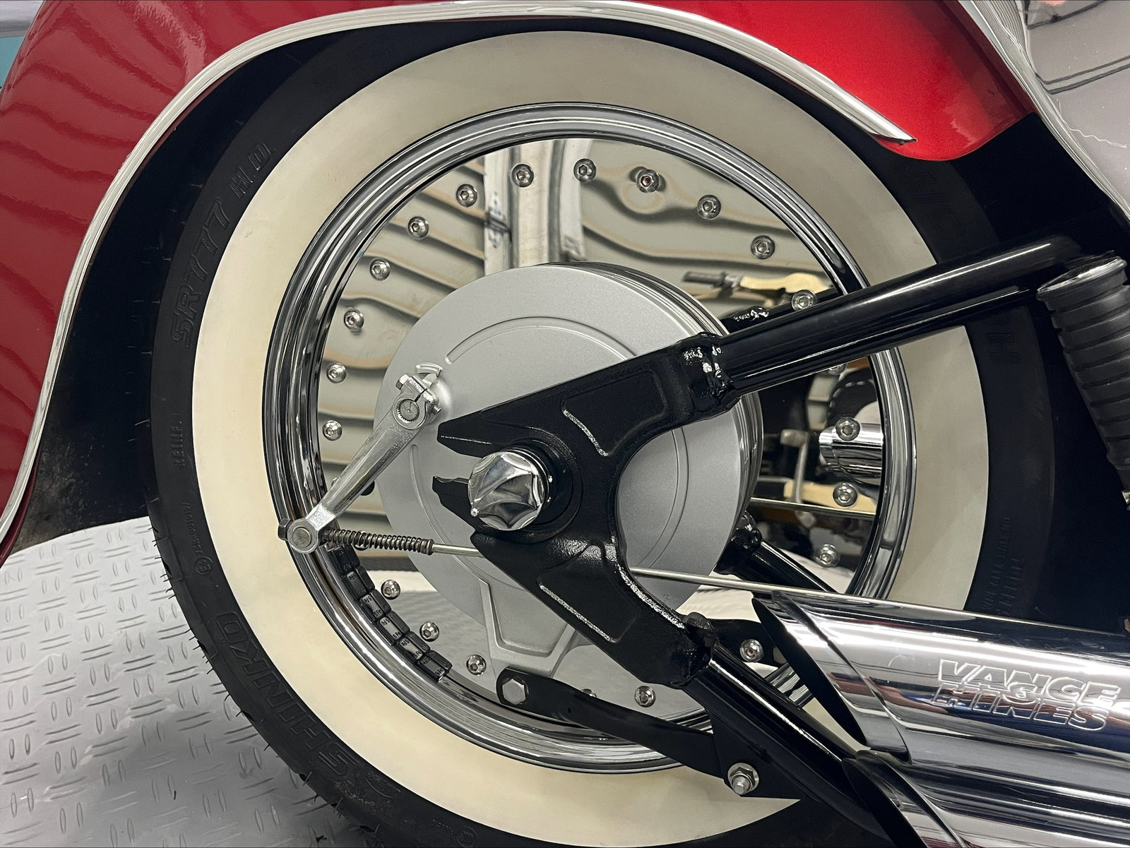 Yamaha XVS XVS650 rear wheel cover