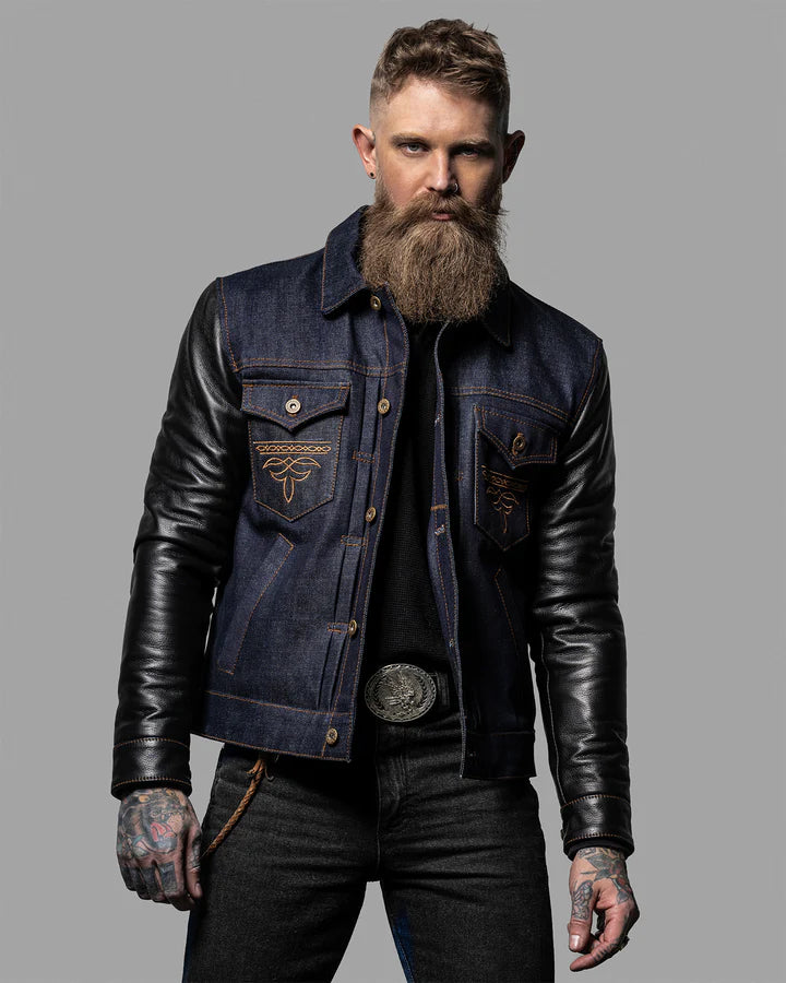 Ironhorse Denim & Leather Jacket