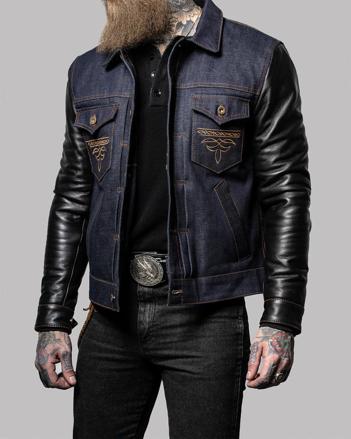 Ironhorse Denim & Leather Jacket