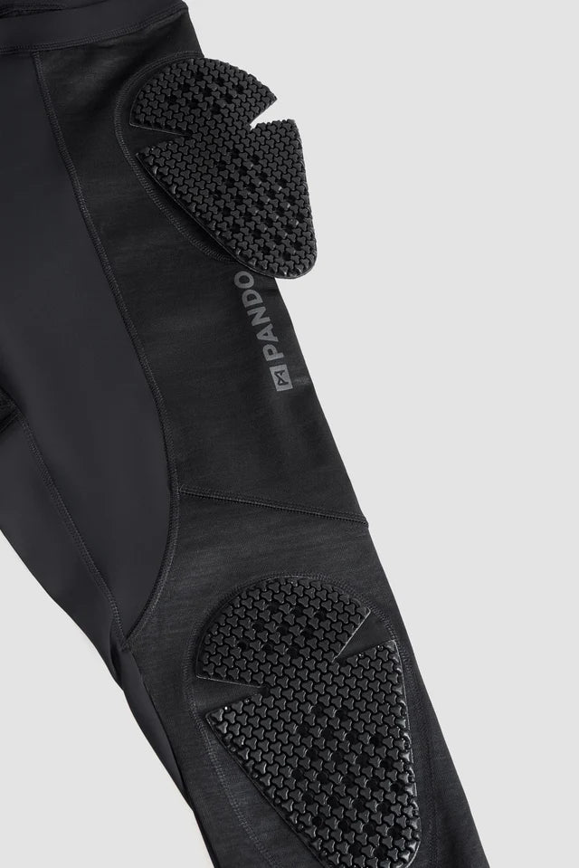 SKIN UH AA - Unisex Motorcycle Pants - Black Armoured Leggings