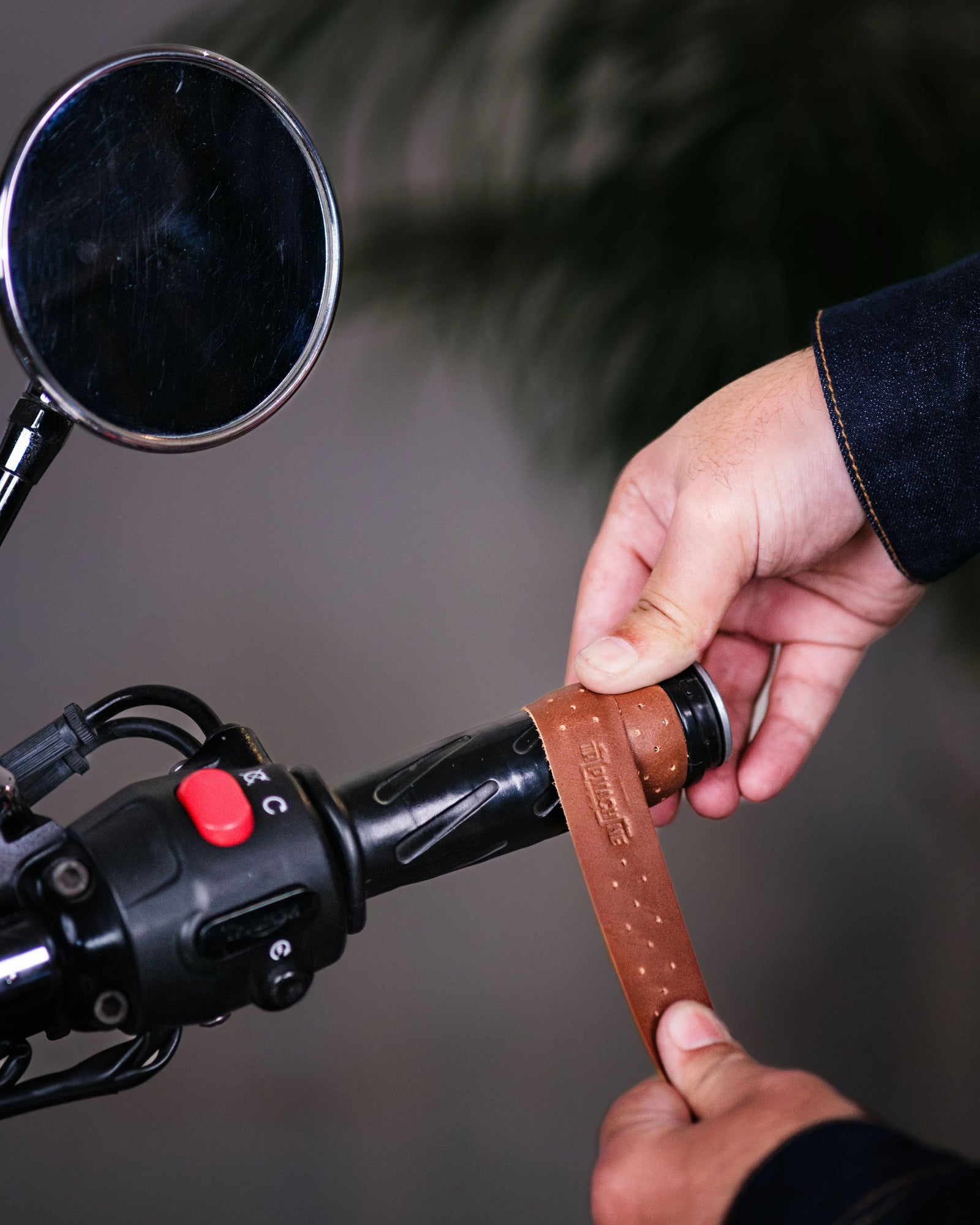 Grips Wrap - Cognac Perforated