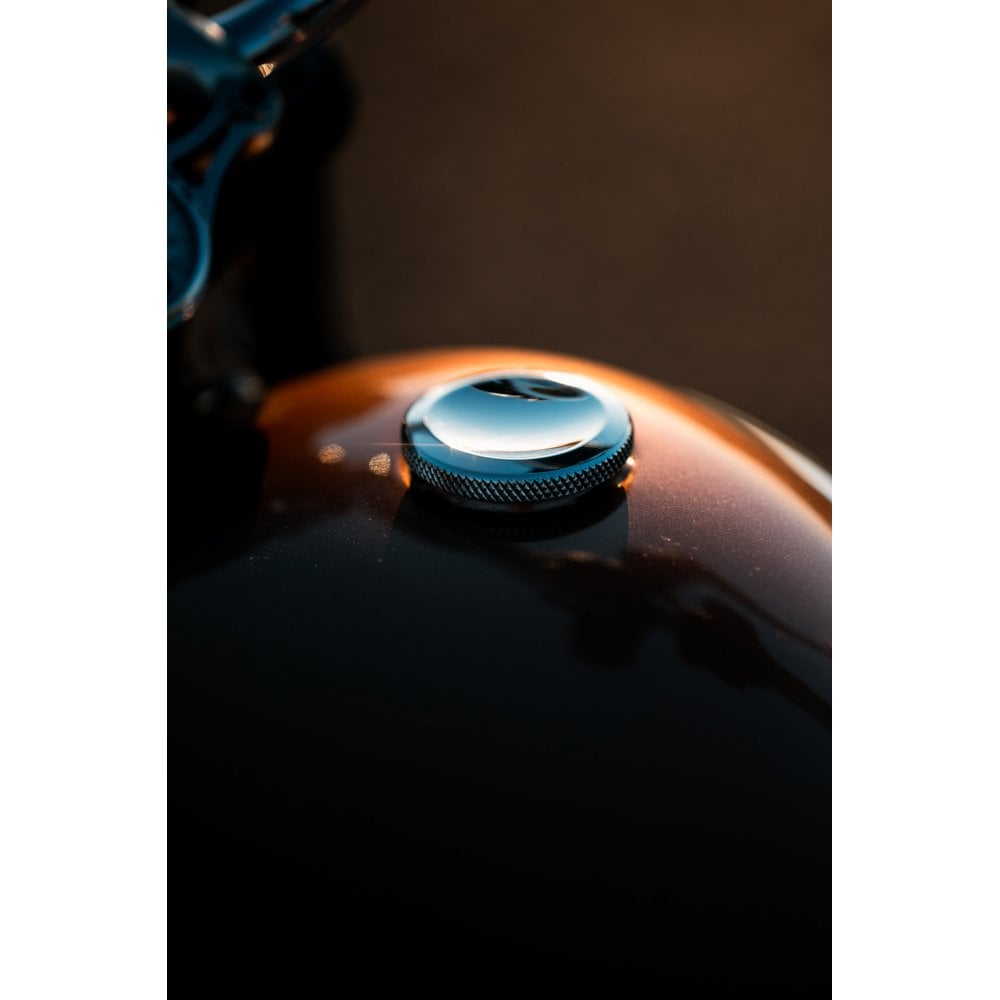Jetson Dished Low Pro Gas Cap for Triumph and Harley Davidson