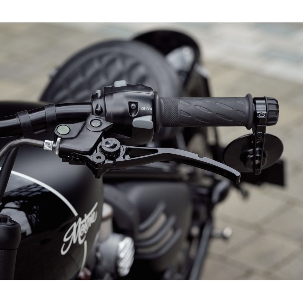 Motone PIKE Brake and Clutch Lever Set - Triumph - Adjustable - Billet Aluminium Black