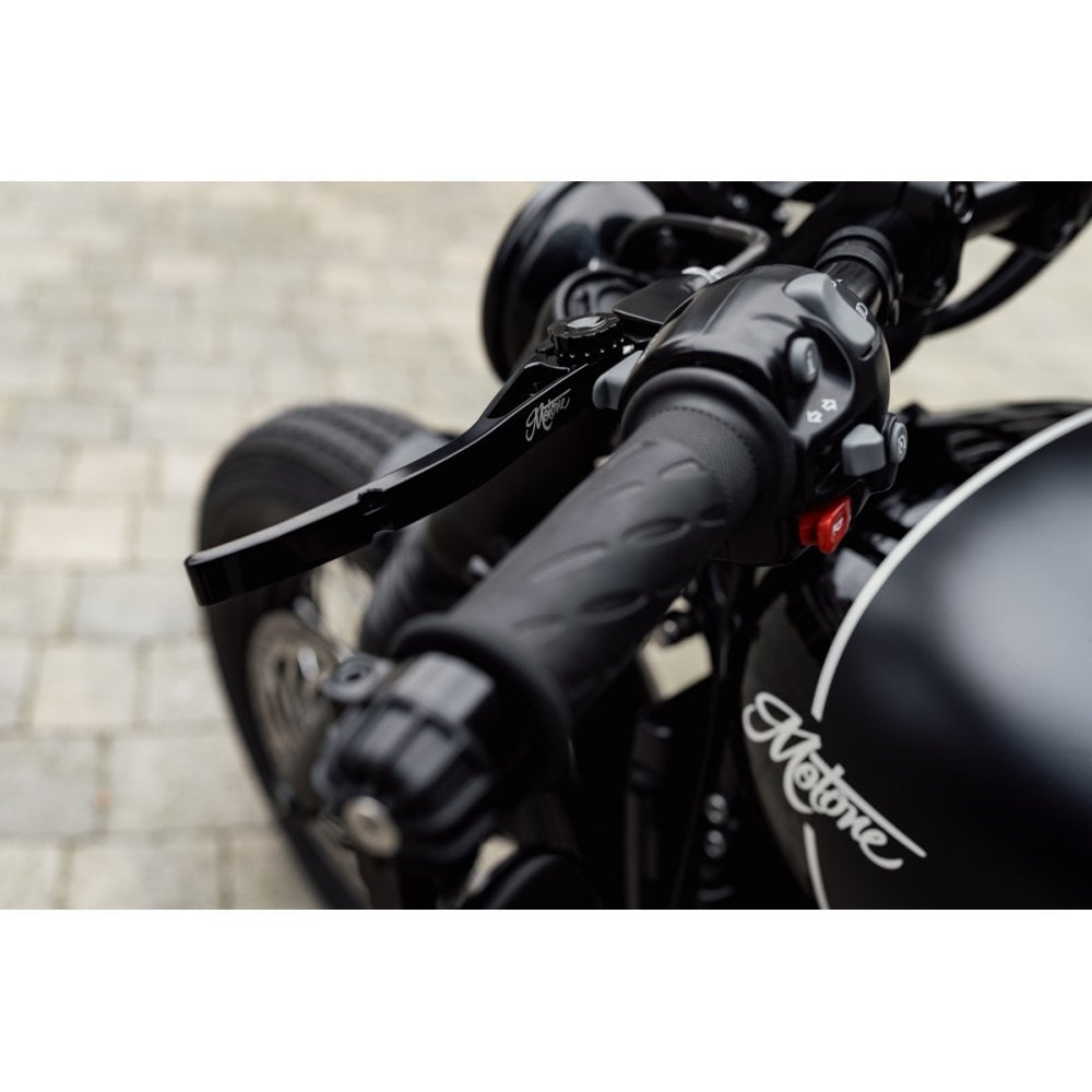 Motone PIKE Brake and Clutch Lever Set - Triumph - Adjustable - Billet Aluminium Black