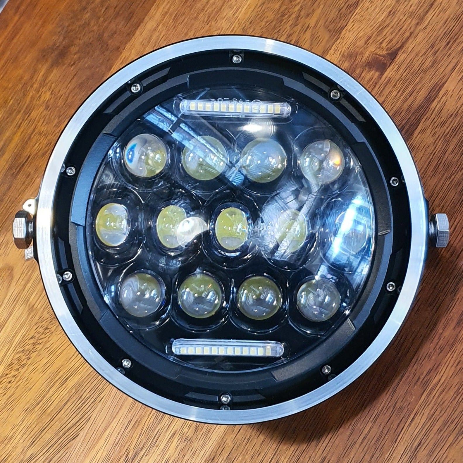 rogue motorcycles perth australia 7 inch headlight led projector multiled 7" cafe racer tracker custom bike motorbike WA NEW multi led 7