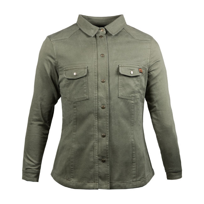 John Doe Motoshirt Olive Womens Rogue Motorcycles Perth
