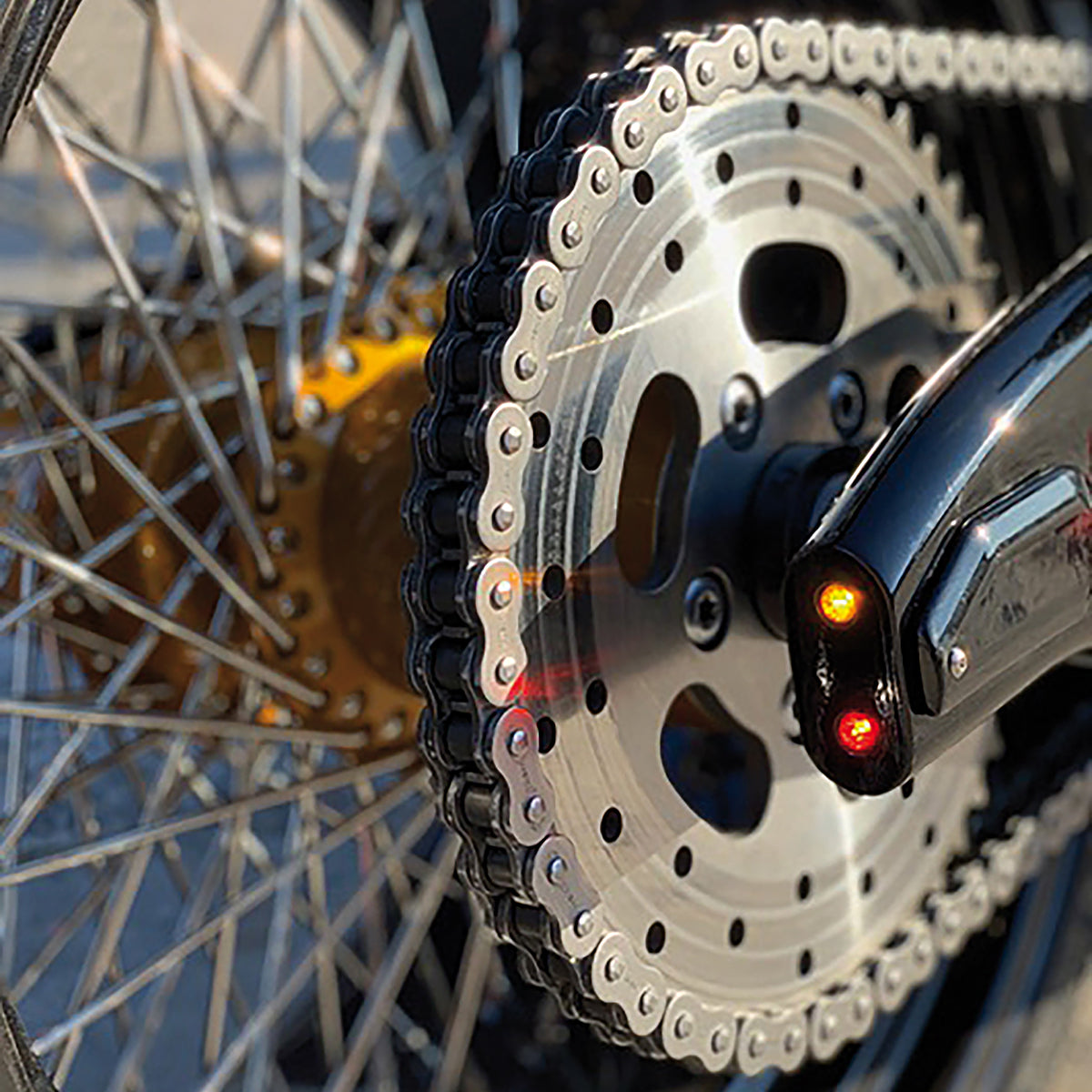 Kellermann Atto Integral LED Indicator Tail Brake Custom Motorcycles Rogue Perth