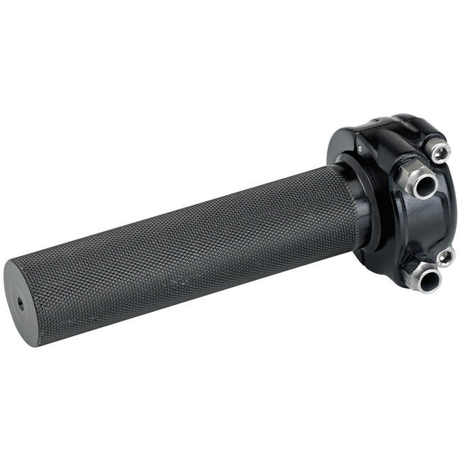 Inc. Cast Whiskey Throttle 1" Dual - Black