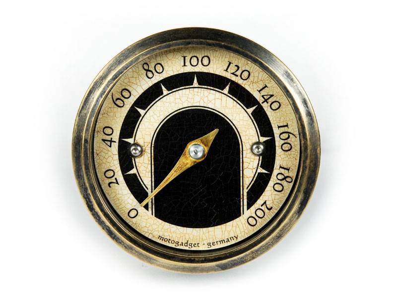 MST Vintage Speedometer Brass