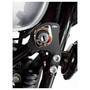 RHS IGNITION RELOCATION BRACKET - BLACK
