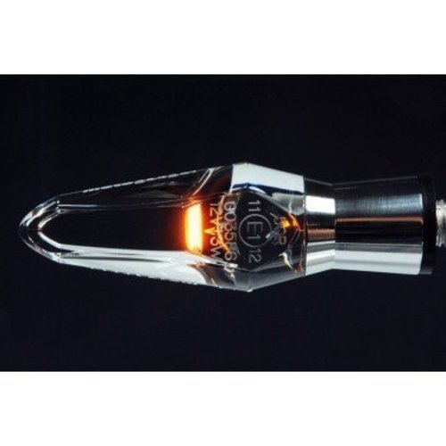 Bar end LED indicators m-Blaze Ice Chrome
