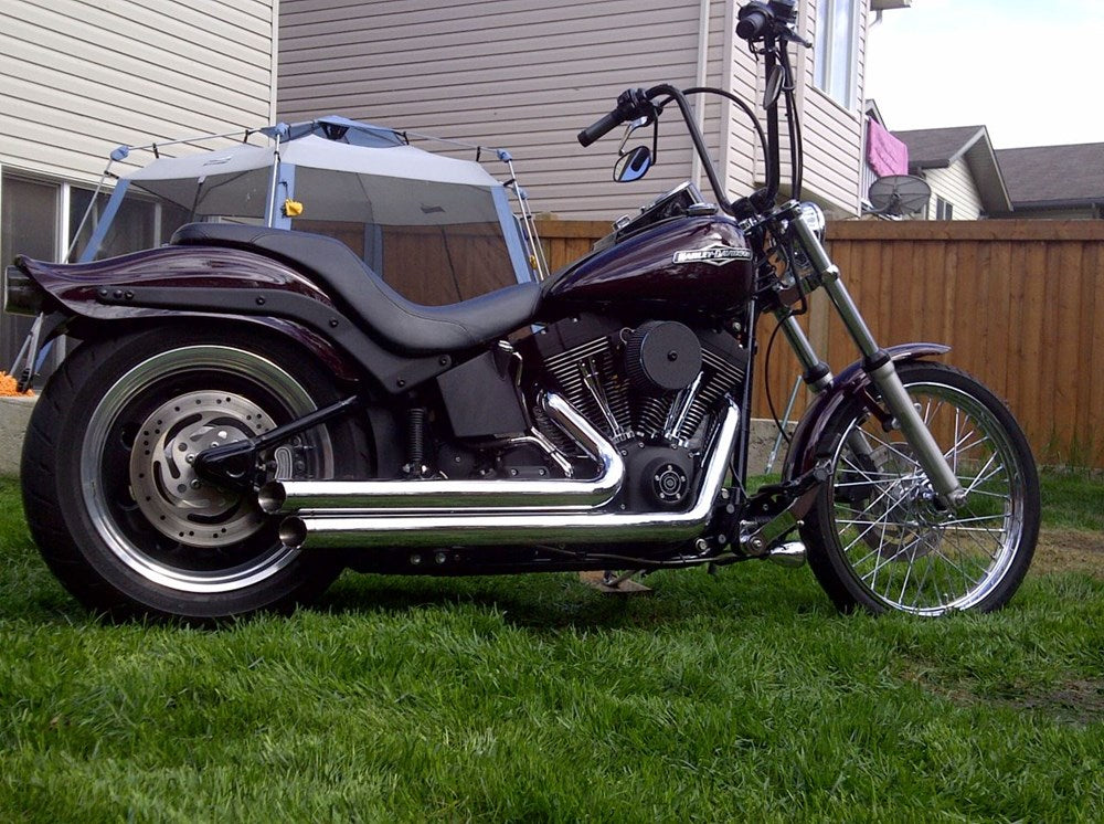 Burly Ape Hanger Handlebars 1"