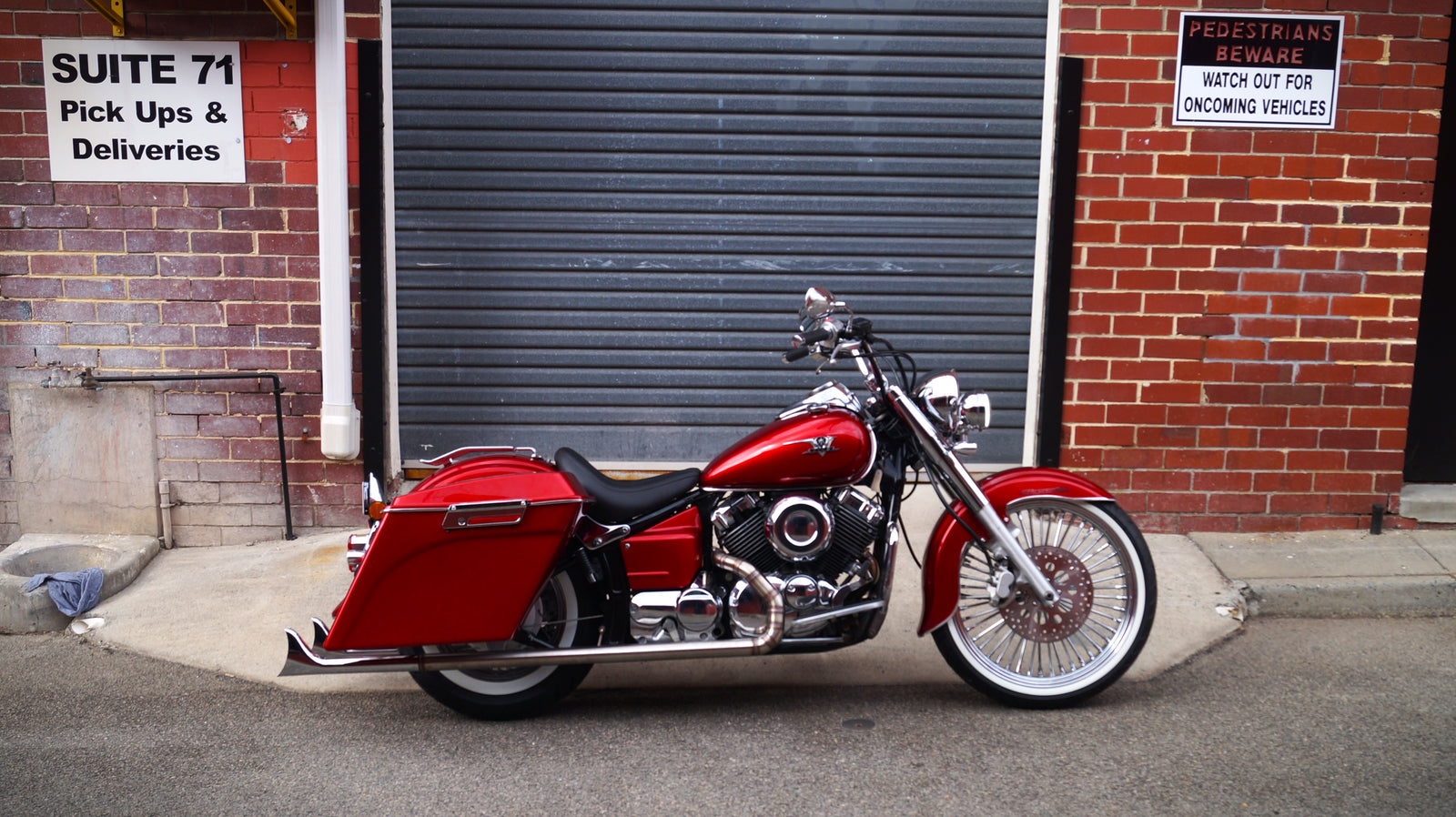 Yamaha XVS650 Bagger Custom Rogue Motorcycles Perth