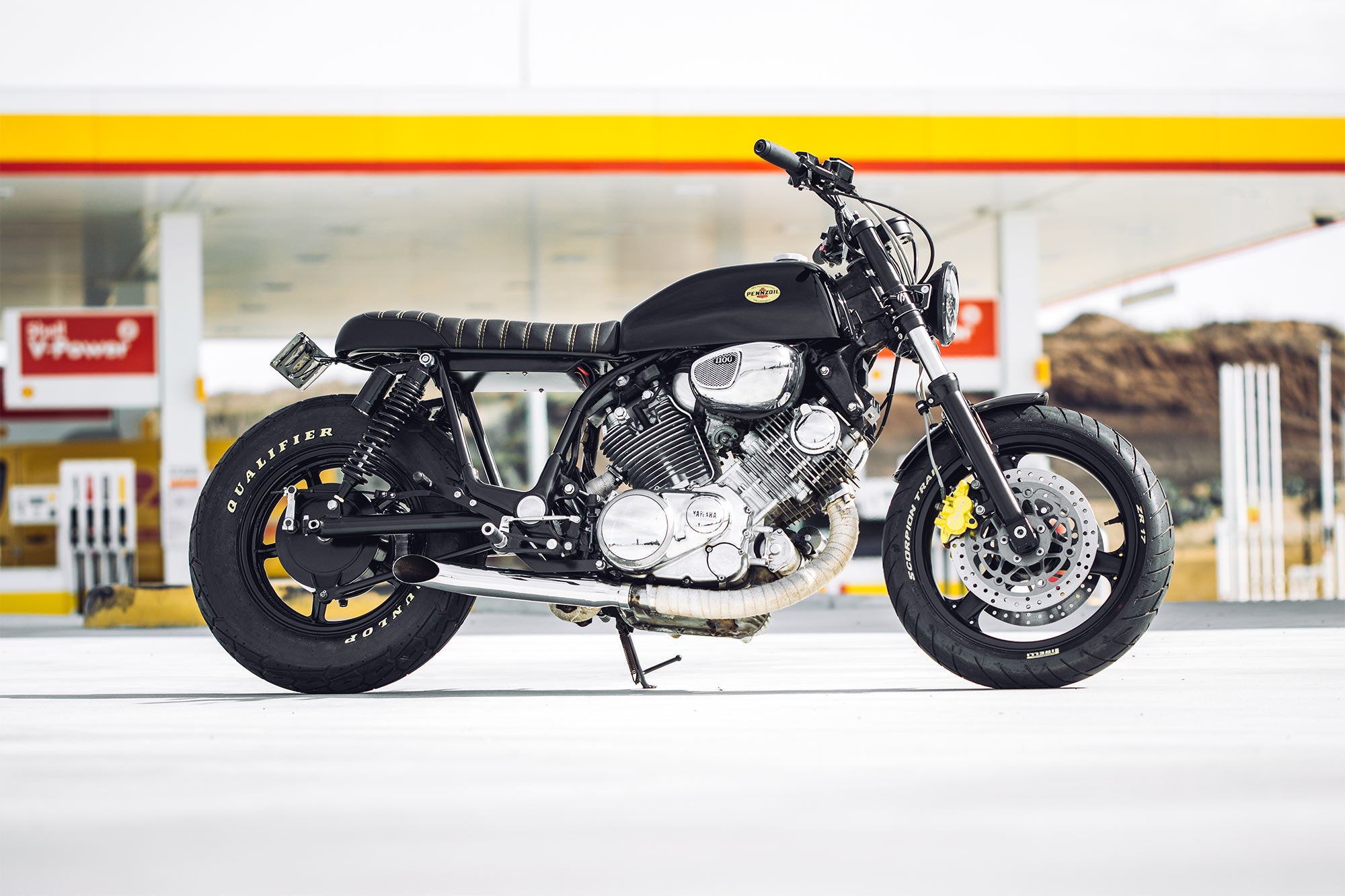 Pipeburn features Rogue's NASCAR-Inspired Yamaha XV1100