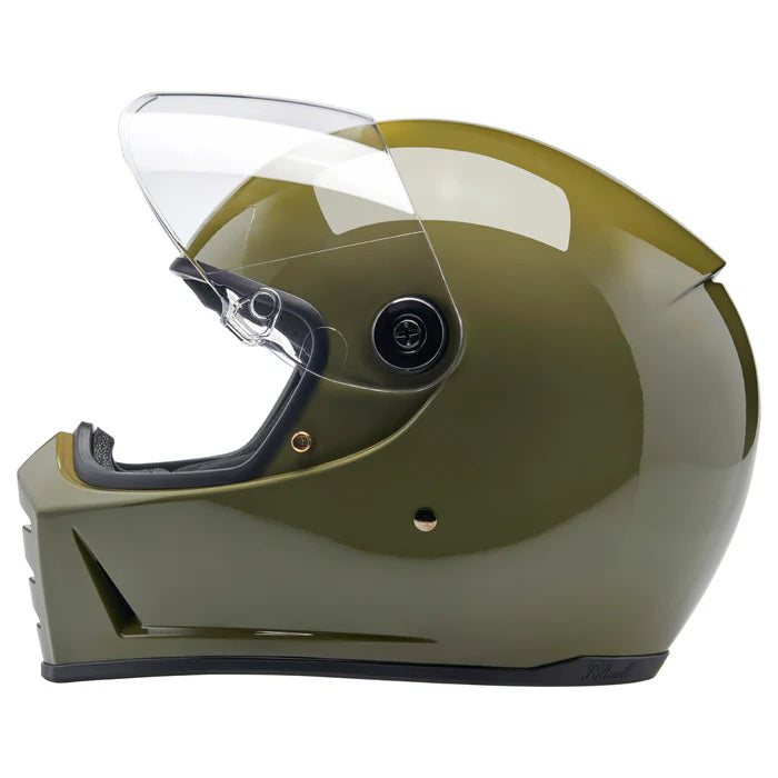 Lane splitter ECE R22.06 Helmet - Gloss Olive Green