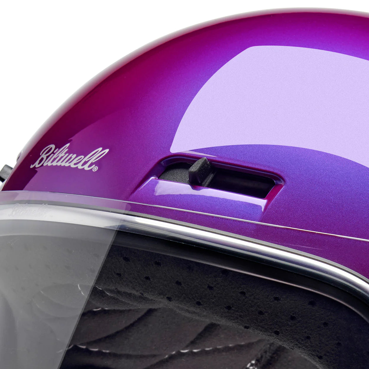 Biltwell Gringo SV Purple Grape Helmet Custom Rogue Motorcycles Perth