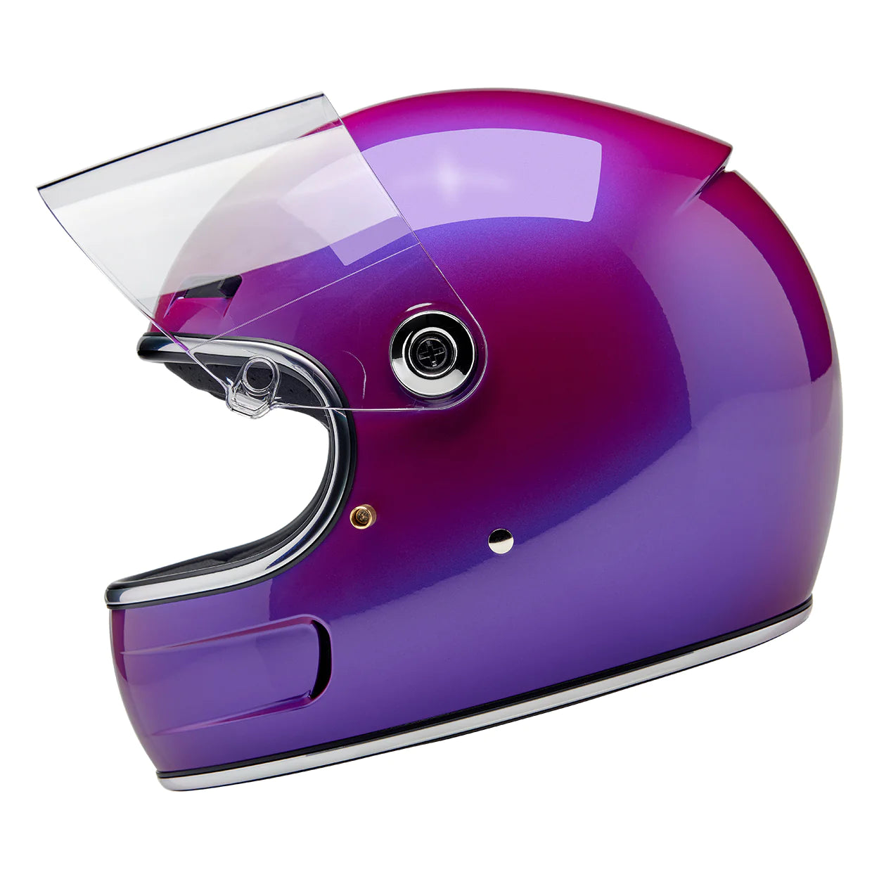 Biltwell Gringo SV Purple Grape Helmet Custom Rogue Motorcycles Perth