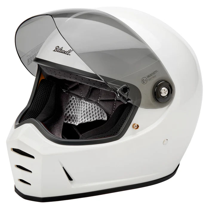 biltwell lane splitter solid full face motorcycle helmet LANE SPLITTER GEN 2 VISOR | LIGHT SMOKE 22.06