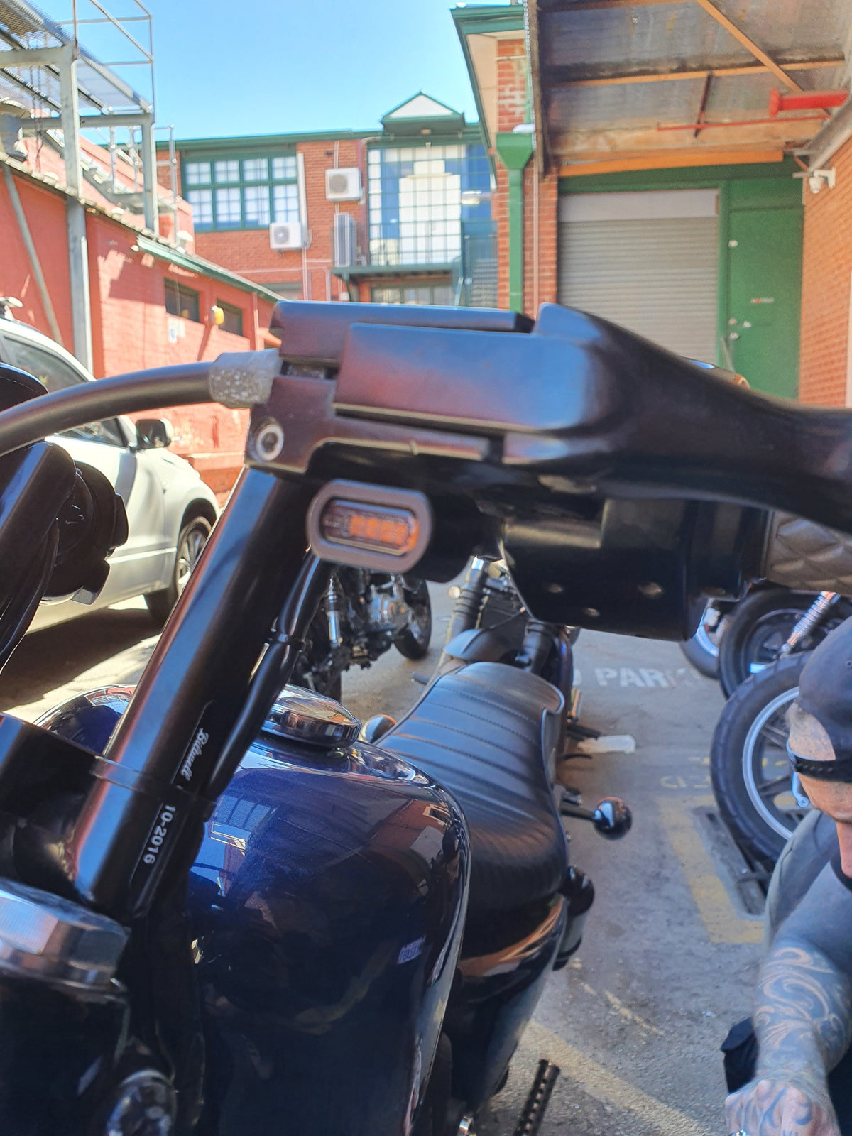 Handlebar indicators amber led black