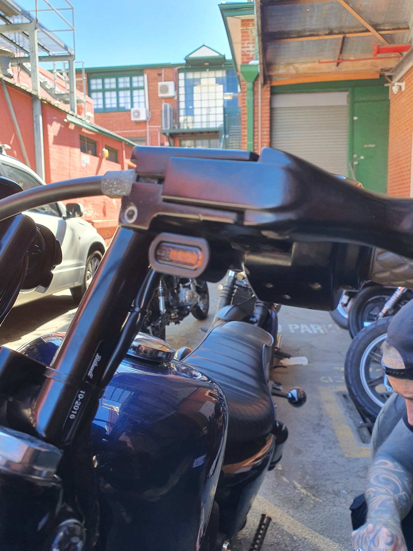 Handlebar indicators amber led black