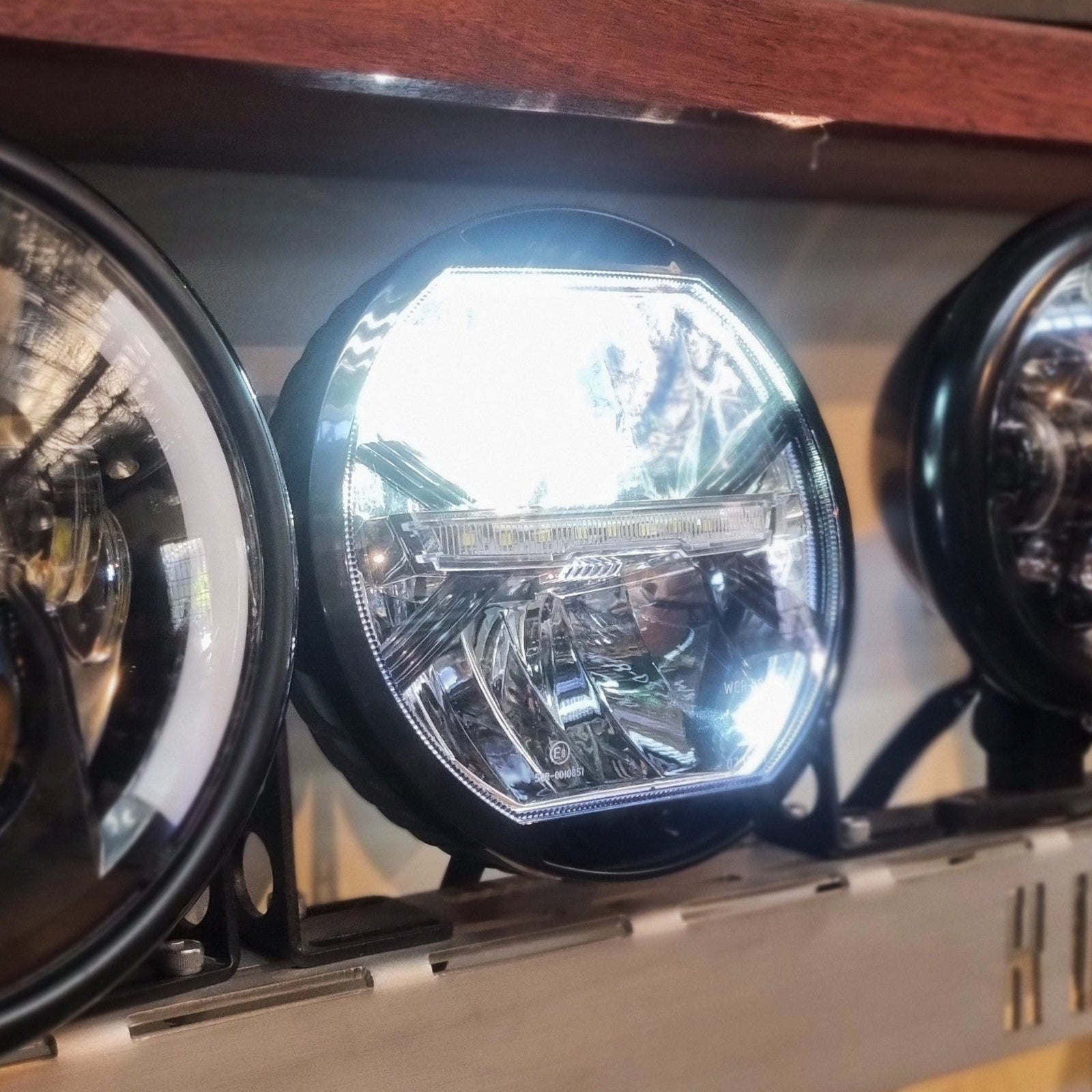 Alpine LED Headlight Rogue Motorcycles Custom Perth