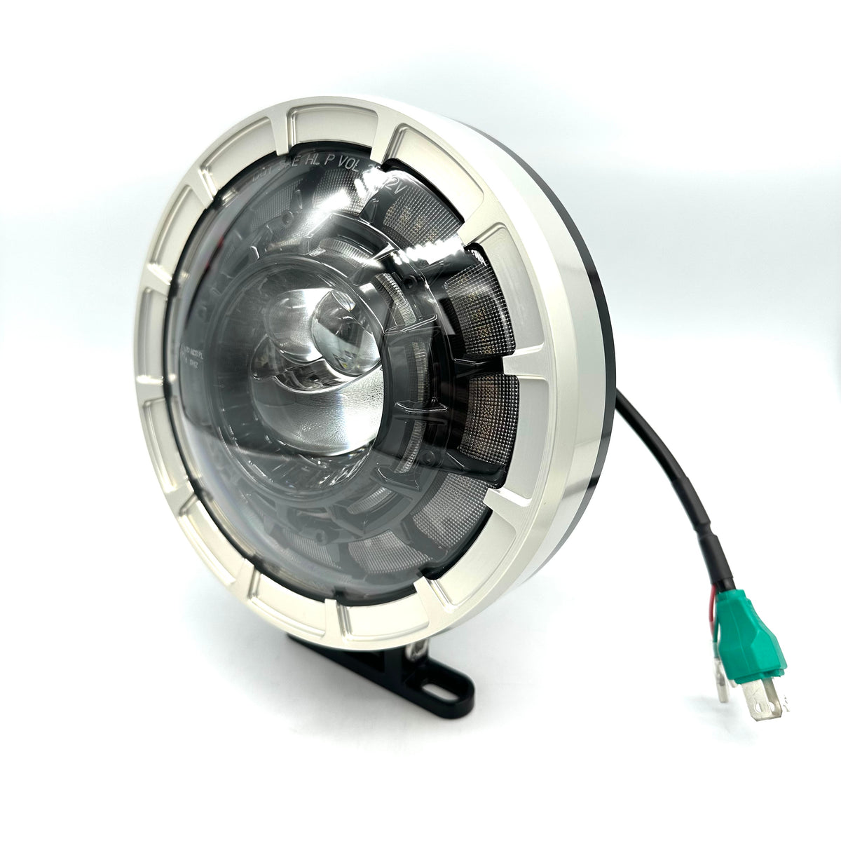 7” Fat Boy Rim-style billet Headlight