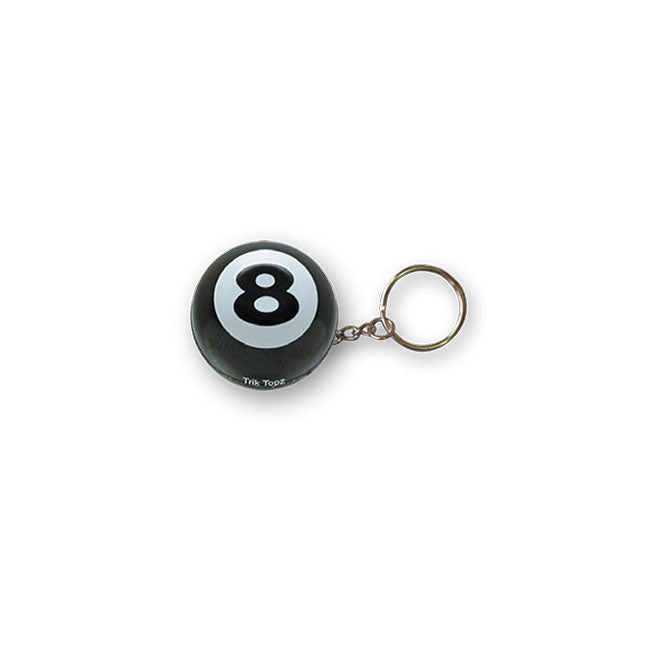 EIGHT BALL KEY CHAIN BLACK