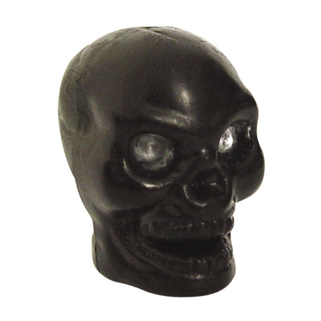 SKULL HEAD BLACK Valve Stem Caps