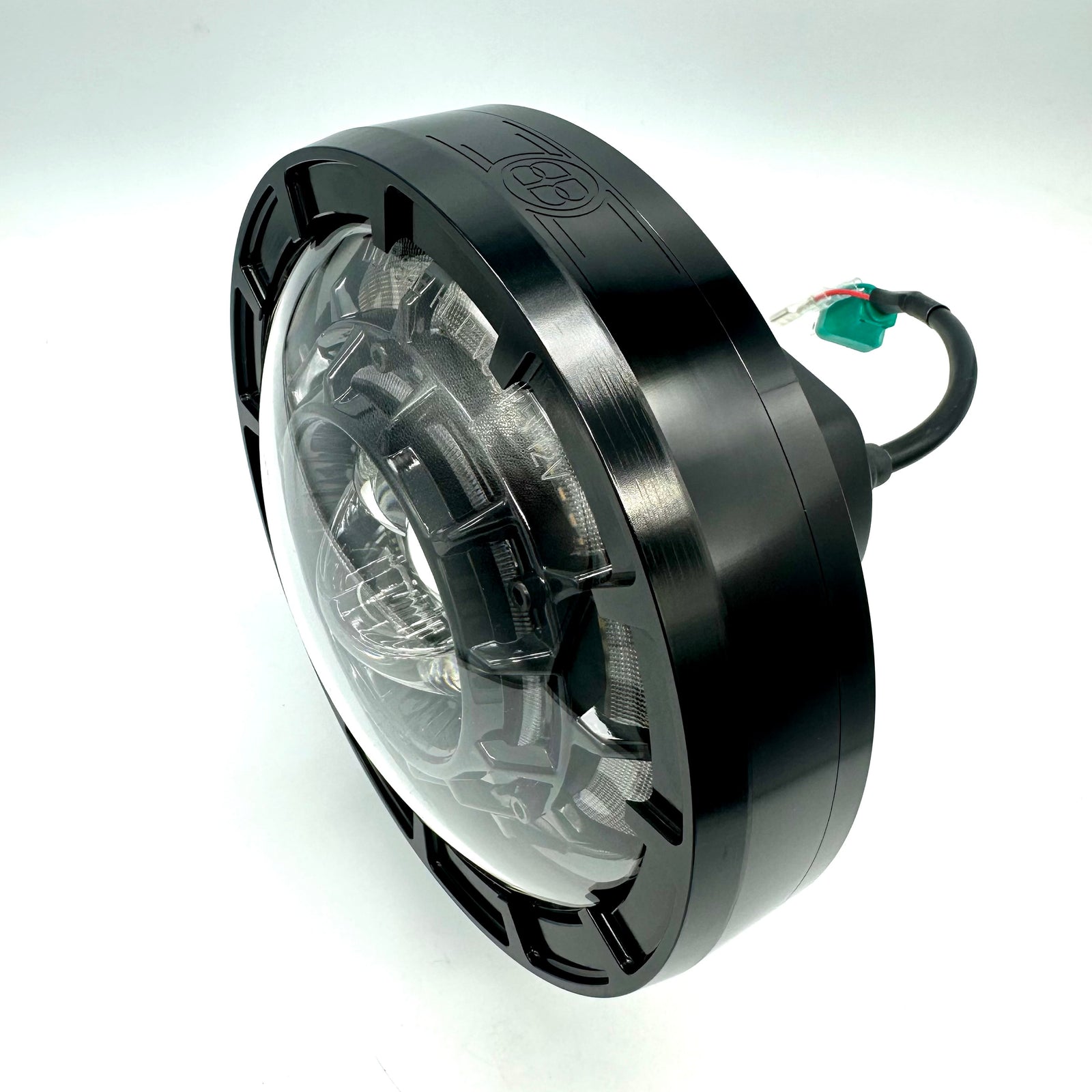 7” Fat Boy Rim-style billet Headlight