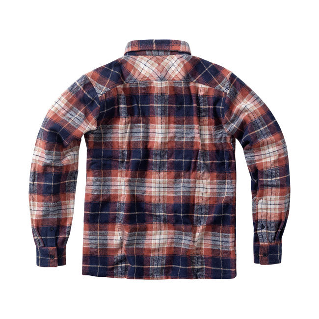 WCC Rigid Flannel Shirt Orange Brown