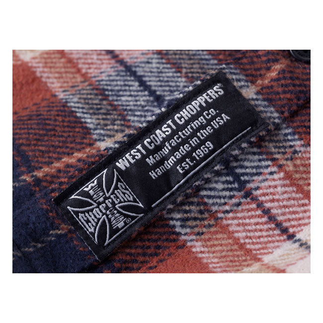 WCC Rigid Flannel Shirt Orange Brown