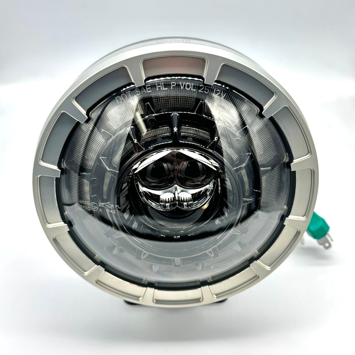 7” Fat Boy Rim-style billet Headlight