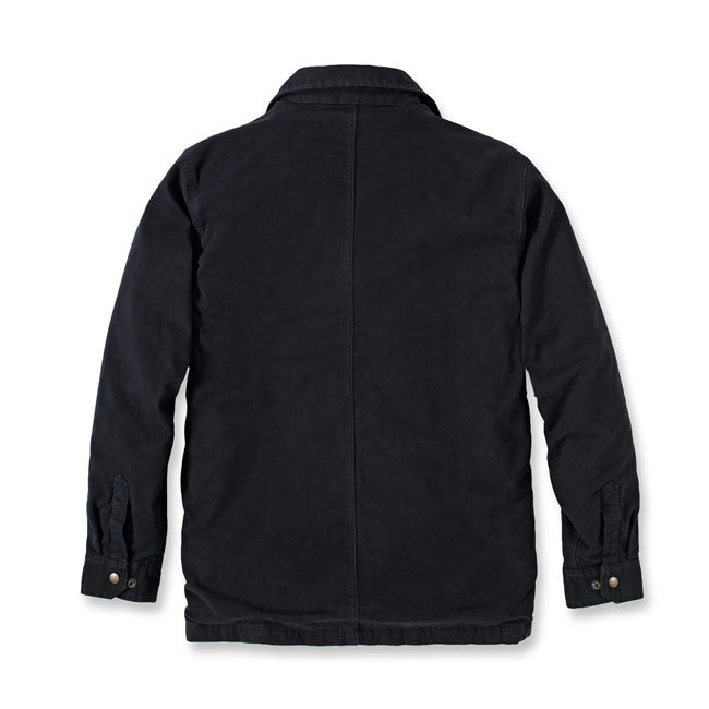 CARHARTT FLEECE LINED DENIM SHIRT JACK BLACK