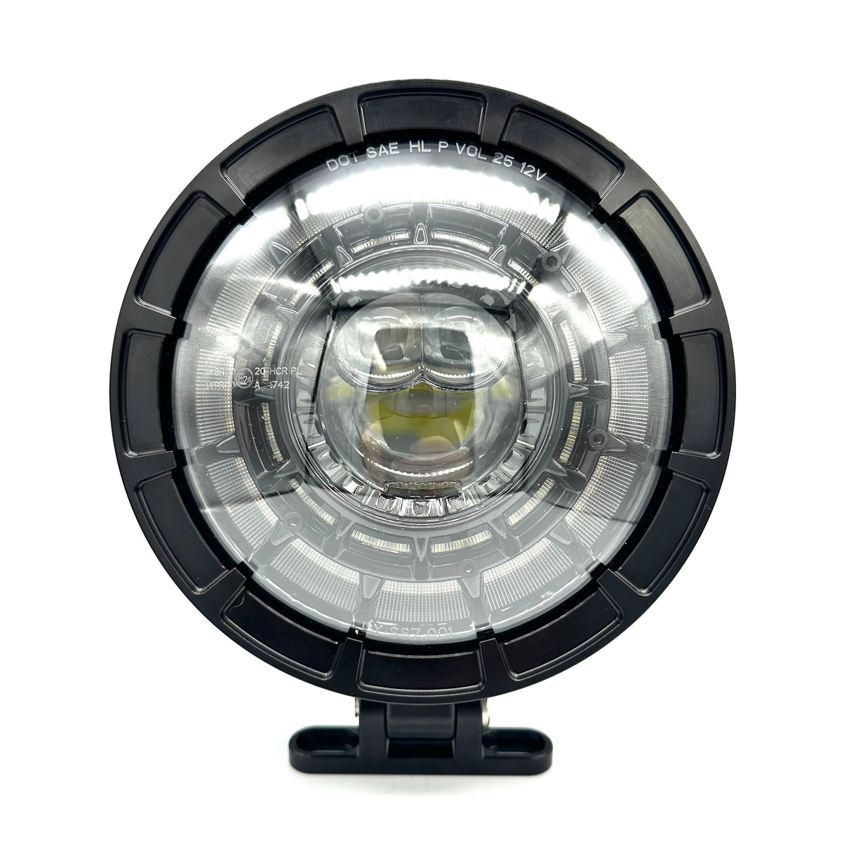 7” Fat Boy Rim-style billet Headlight