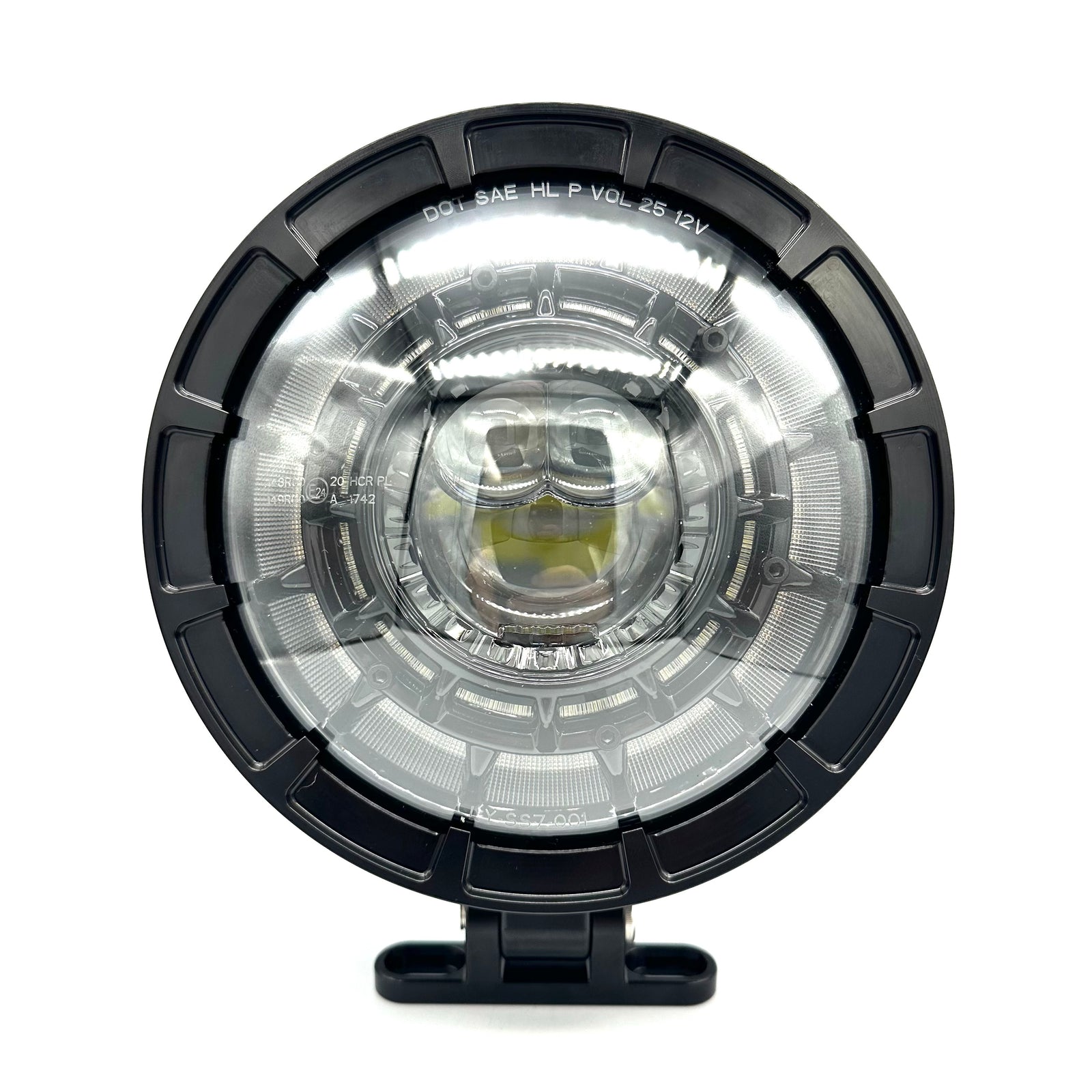 7” Fat Boy Rim-style billet Headlight