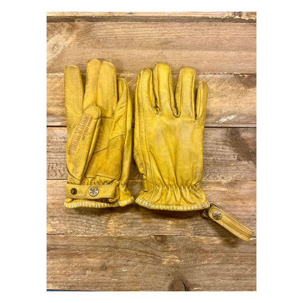 13 1/2 LOUD RIDE GLOVES - YELLOW - Rogue Motorcycles