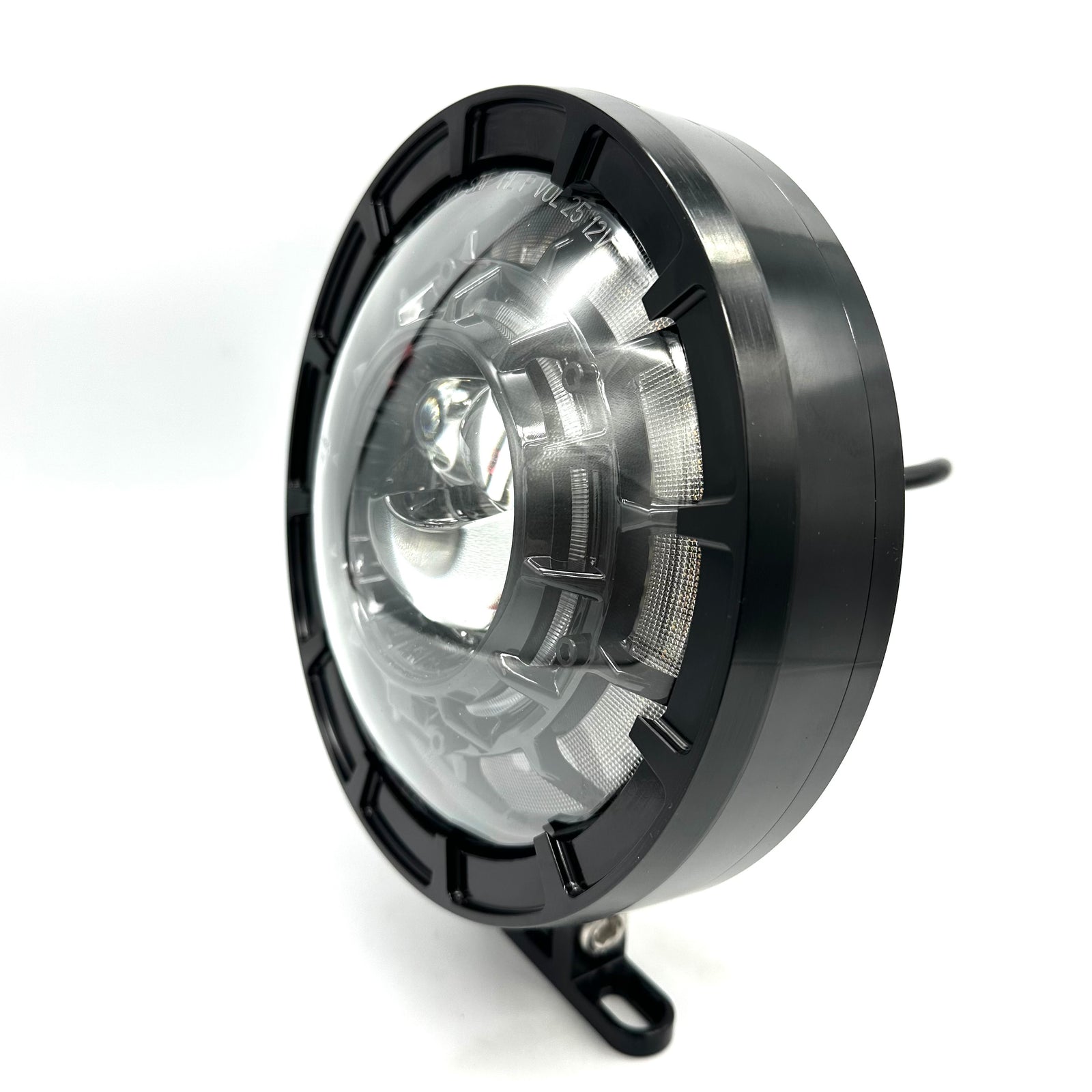 7” Fat Boy Rim-style billet Headlight