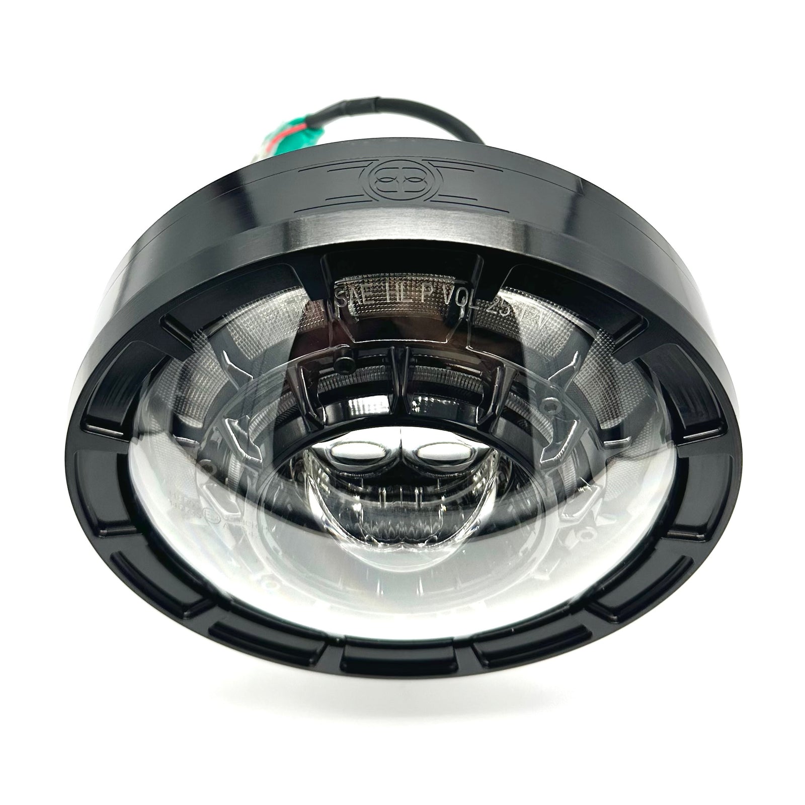 7” Fat Boy Rim-style billet Headlight