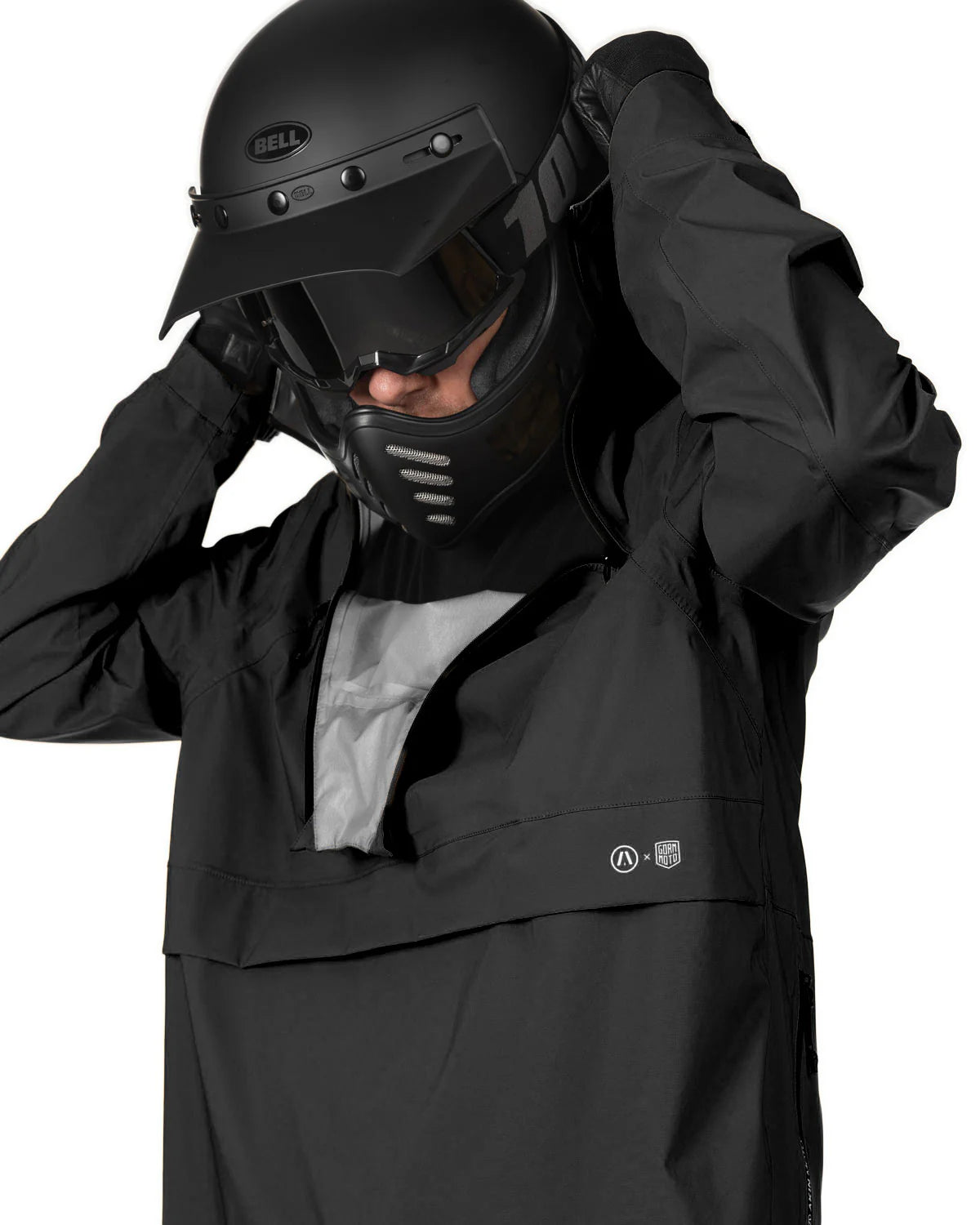 AKIN MOTO GORM ANORAK - BLACK