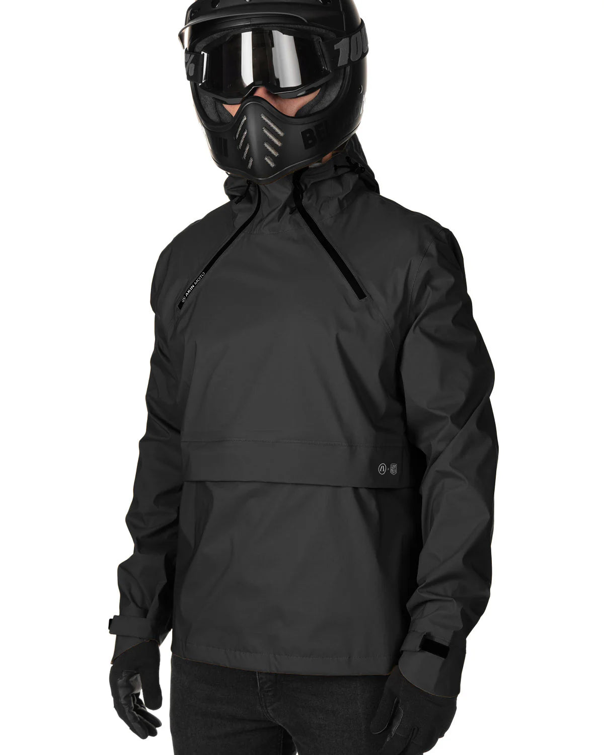 AKIN MOTO GORM ANORAK - BLACK