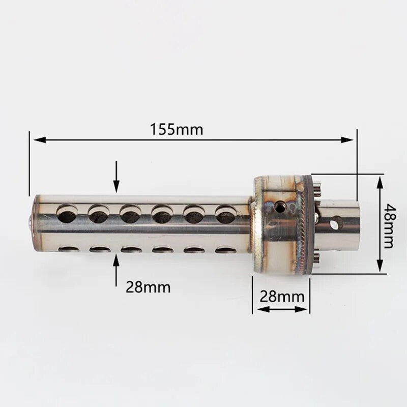 Adjustable DB-KILLER 48mm stainless